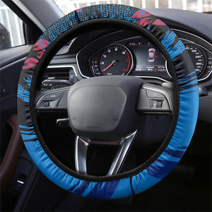 Antigua And Barbuda Cricket Steering Wheel Cover Falcons Mascot Sport Style