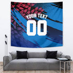 Personalized Antigua And Barbuda Cricket Tapestry Falcons Mascot Sport Style