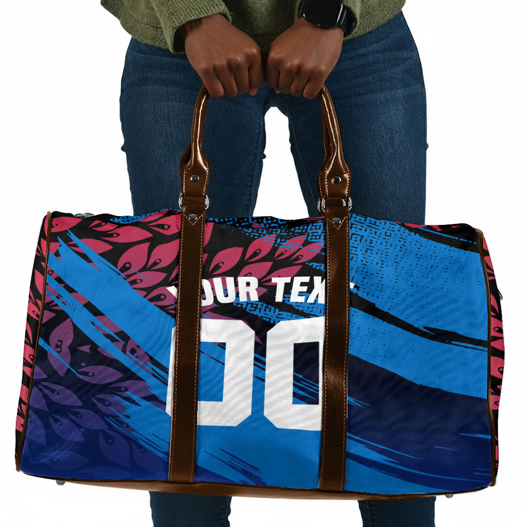 Personalized Antigua And Barbuda Cricket Travel Bag Falcons Mascot Sport Style