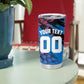 Personalized Antigua And Barbuda Cricket Tumbler Cup Falcons Mascot Sport Style