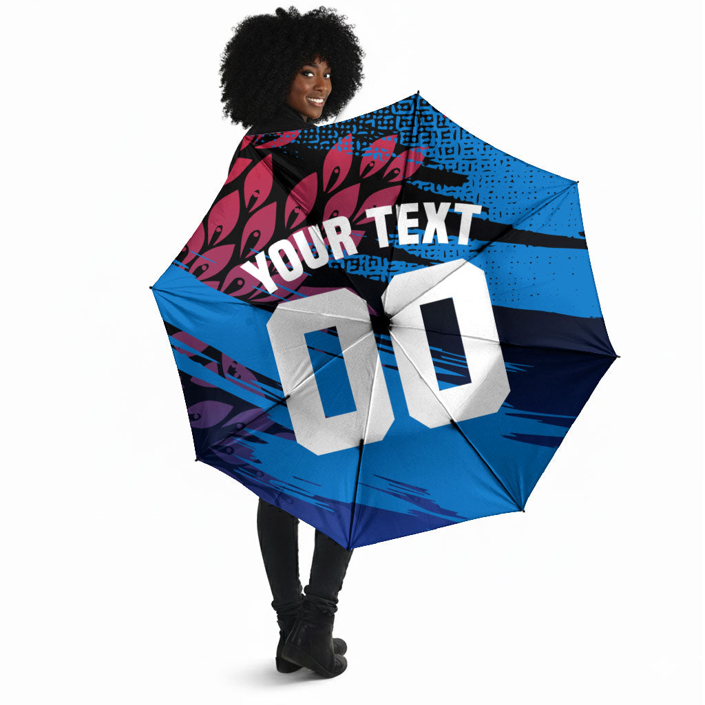 Personalized Antigua And Barbuda Cricket Umbrella Falcons Mascot Sport Style