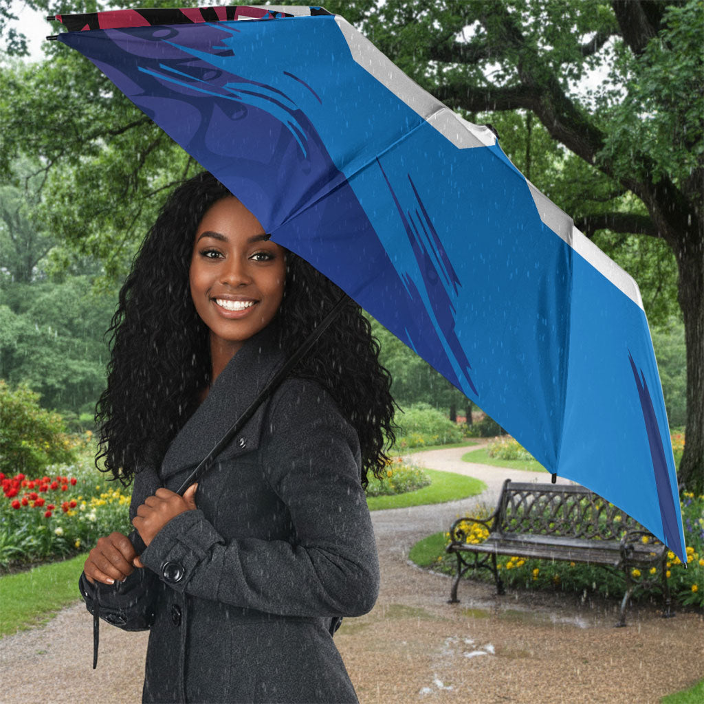 Personalized Antigua And Barbuda Cricket Umbrella Falcons Mascot Sport Style