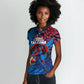 Personalized Antigua And Barbuda Cricket Women Polo Shirt Falcons Mascot Sport Style