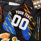 Personalized Antigua And Barbuda Cricket Apron Falcons Caribbean Lightning Abstract Graphic