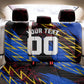 Personalized Antigua And Barbuda Cricket Back Car Seat Cover Falcons Caribbean Lightning Abstract Graphic