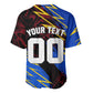 Personalized Antigua And Barbuda Cricket Baseball Jersey Falcons Caribbean Lightning Abstract Graphic
