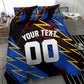 Personalized Antigua And Barbuda Cricket Bedding Set Falcons Caribbean Lightning Abstract Graphic