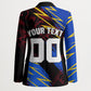 Personalized Antigua And Barbuda Cricket Blazer Falcons Caribbean Lightning Abstract Graphic