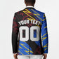 Personalized Antigua And Barbuda Cricket Blazer Falcons Caribbean Lightning Abstract Graphic