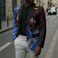 Personalized Antigua And Barbuda Cricket Blazer Falcons Caribbean Lightning Abstract Graphic
