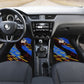 Personalized Antigua And Barbuda Cricket Car Mats Falcons Caribbean Lightning Abstract Graphic