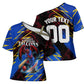 Personalized Antigua And Barbuda Cricket Cross Shoulder Shirt Falcons Caribbean Lightning Abstract Graphic