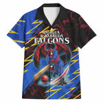 Personalized Antigua And Barbuda Cricket Hawaiian Shirt Falcons Caribbean Lightning Abstract Graphic