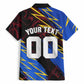 Personalized Antigua And Barbuda Cricket Hawaiian Shirt Falcons Caribbean Lightning Abstract Graphic