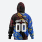 Personalized Antigua And Barbuda Cricket Hoodie Falcons Caribbean Lightning Abstract Graphic