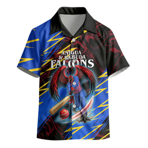 Personalized Antigua And Barbuda Cricket Kid Hawaiian Shirt Falcons Caribbean Lightning Abstract Graphic