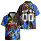 Personalized Antigua And Barbuda Cricket Kid Hawaiian Shirt Falcons Caribbean Lightning Abstract Graphic