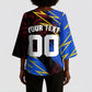 Personalized Antigua And Barbuda Cricket Kimono Sleeve Blouse Falcons Caribbean Lightning Abstract Graphic