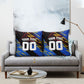 Personalized Antigua And Barbuda Cricket Pillow Cover Falcons Caribbean Lightning Abstract Graphic