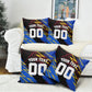Personalized Antigua And Barbuda Cricket Pillow Cover Falcons Caribbean Lightning Abstract Graphic