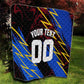 Personalized Antigua And Barbuda Cricket Quilt Falcons Caribbean Lightning Abstract Graphic