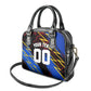 Personalized Antigua And Barbuda Cricket Shoulder Handbag Falcons Caribbean Lightning Abstract Graphic
