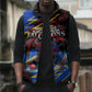 Personalized Antigua And Barbuda Cricket Sleeveless Puffer Jacket Falcons Caribbean Lightning Abstract Graphic
