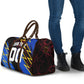 Personalized Antigua And Barbuda Cricket Travel Bag Falcons Caribbean Lightning Abstract Graphic