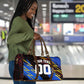 Personalized Antigua And Barbuda Cricket Travel Bag Falcons Caribbean Lightning Abstract Graphic