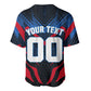 Personalized Antigua And Barbuda Cricket Falcons Baseball Jersey Abstract Hexagon Pattern Sport