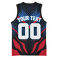Personalized Antigua And Barbuda Cricket Falcons Basketball Jersey Abstract Hexagon Pattern Sport