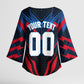 Personalized Antigua And Barbuda Cricket Falcons Kimono Sleeve Blouse Abstract Hexagon Pattern Sport