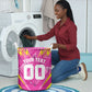 Personalized Barbados Tridents Laundry Basket Cricket Mascot Dynamic Anime Art