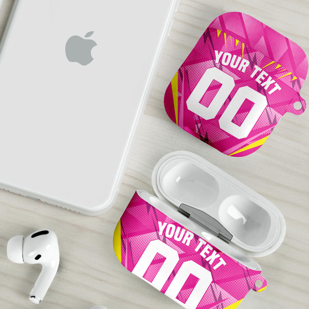 Personalized Barbados Tridents AirPods Case Cricket Mascot Dynamic Anime Art