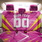 Personalized Barbados Tridents Back Car Seat Cover Cricket Mascot Dynamic Anime Art