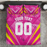 Personalized Barbados Tridents Bedding Set Cricket Mascot Dynamic Anime Art