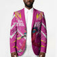 Personalized Barbados Tridents Blazer Cricket Mascot Dynamic Anime Art