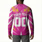 Personalized Barbados Tridents Button Sweatshirt Cricket Mascot Dynamic Anime Art
