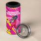Personalized Barbados Tridents 4 in 1 Can Cooler Tumbler Cricket Mascot Dynamic Anime Art