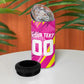 Personalized Barbados Tridents 4 in 1 Can Cooler Tumbler Cricket Mascot Dynamic Anime Art