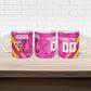 Personalized Barbados Tridents Ceramic Mug Cricket Mascot Dynamic Anime Art