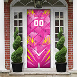 Personalized Barbados Tridents Door Cover Cricket Mascot Dynamic Anime Art