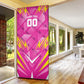 Personalized Barbados Tridents Door Cover Cricket Mascot Dynamic Anime Art