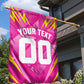 Personalized Barbados Tridents Garden Flag Cricket Mascot Dynamic Anime Art