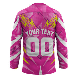 Personalized Barbados Tridents Hockey Jersey Cricket Mascot Dynamic Anime Art