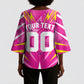 Personalized Barbados Tridents Kimono Sleeve Blouse Cricket Mascot Dynamic Anime Art