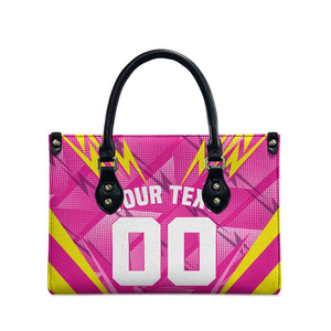 Personalized Barbados Tridents Leather Bag Cricket Mascot Dynamic Anime Art