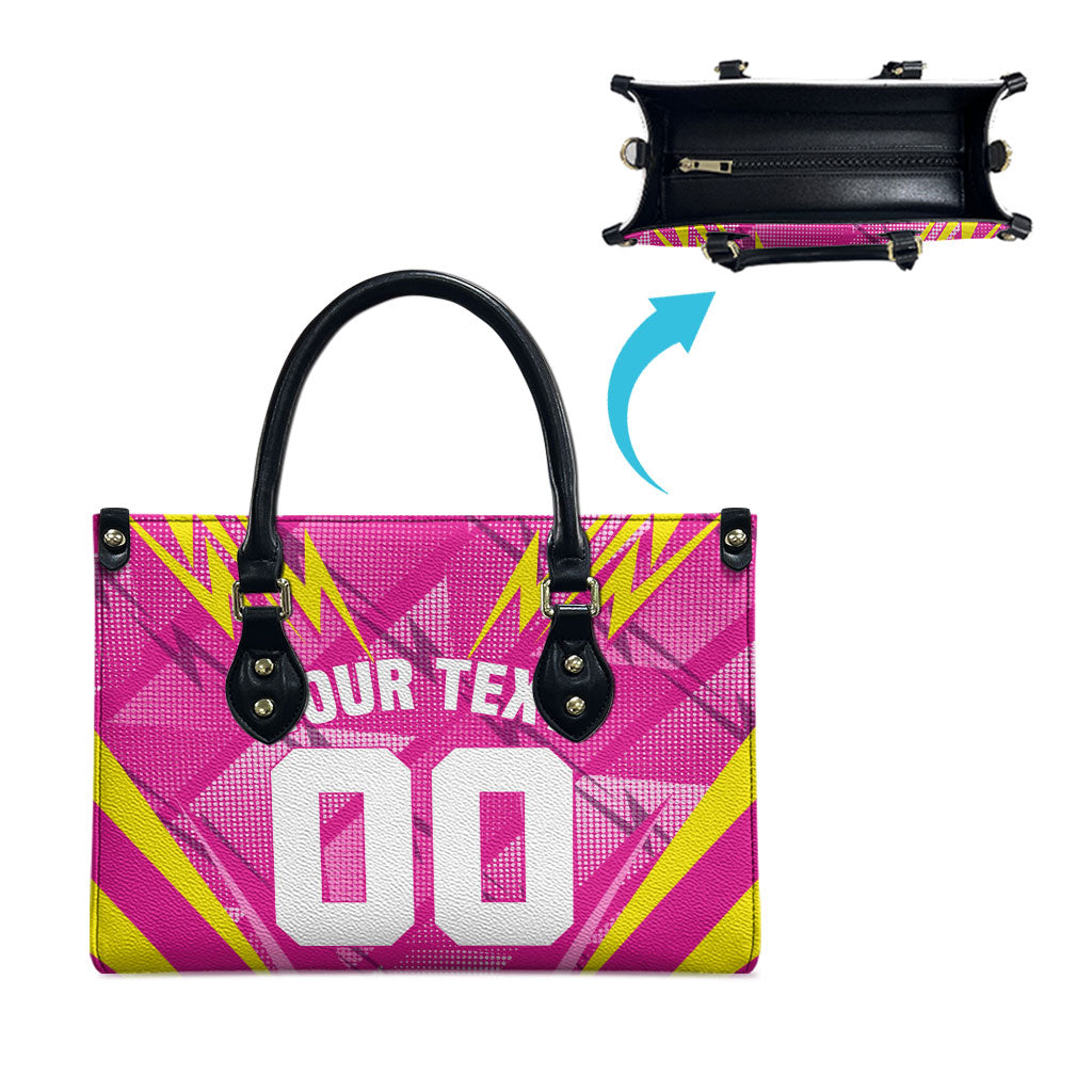 Personalized Barbados Tridents Leather Bag Cricket Mascot Dynamic Anime Art