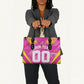 Personalized Barbados Tridents Leather Bag Cricket Mascot Dynamic Anime Art