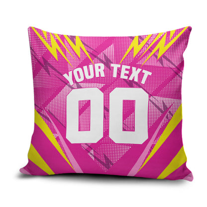 Personalized Barbados Tridents Pillow Cover Cricket Mascot Dynamic Anime Art